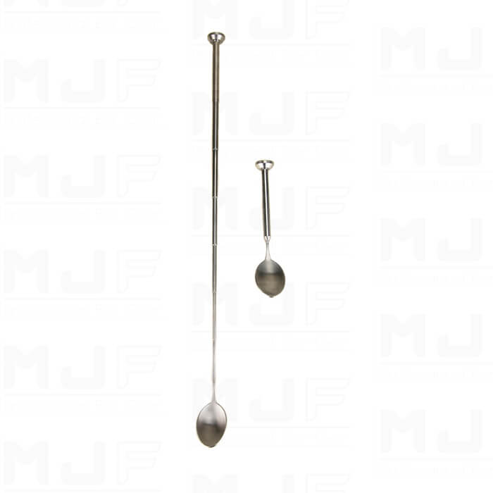 MJFLAIR telescopic 14.5-43.9cm cocktail bar spoon with muddler