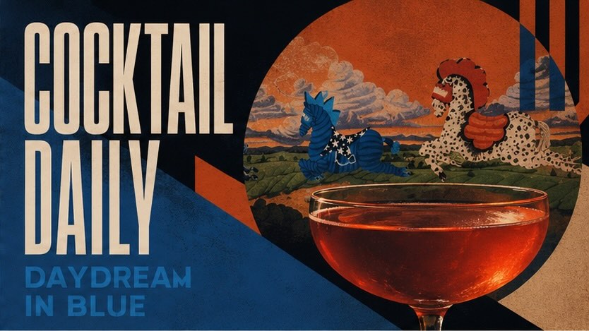 Cocktail Daily- Daydream in Blue I Three Horses, Melbourne