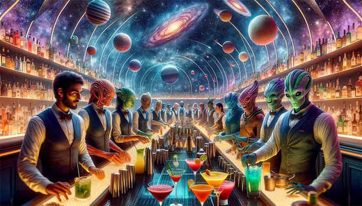 The Multiverse of Mixologists: Crafting Cosmic Cocktails Across Universes