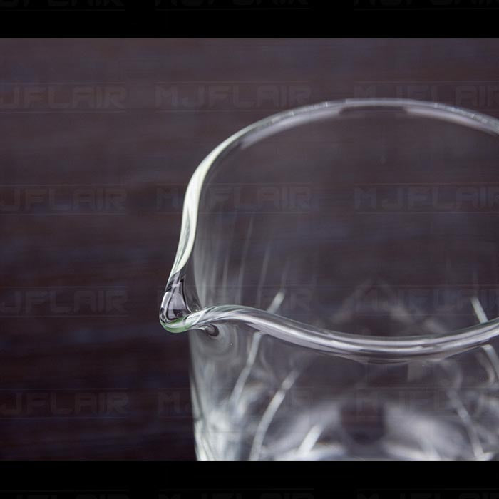 MJFLAIR handmade 580ml Lead-free crystal cocktail bar mixing glass- A