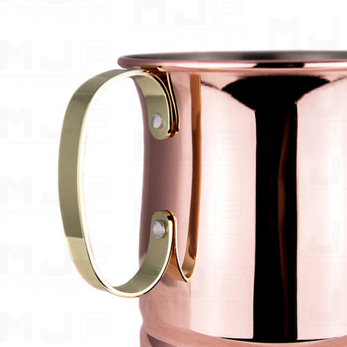MJFLAIR 304 stainless steel 350ml metal cup style A- Mirror rose gold