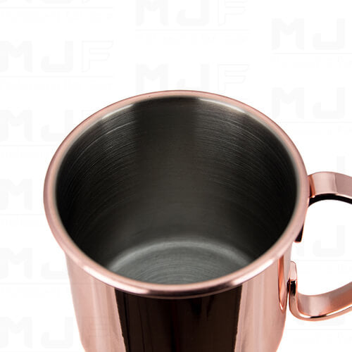 MJFLAIR 304 stainless steel 500ml metal cup style B- Mirror rose gold