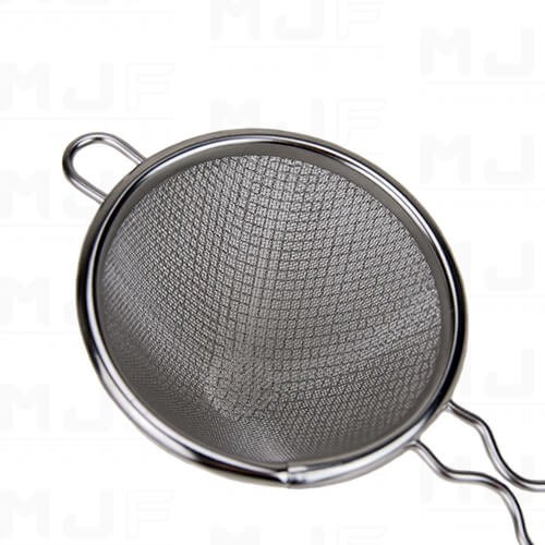 MJFLAIR 304 stainless steel bar mesh strainer double layers filter- DIa. 8cm