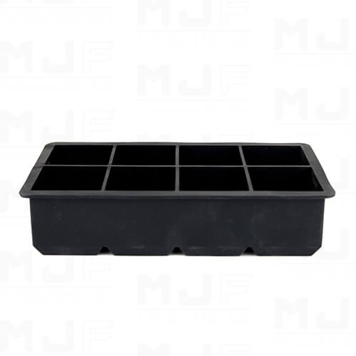 MJFLAIR 4.5cm square ice mold tray with lid- Black