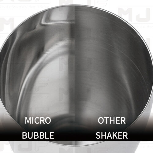 MJFLAIR Japan YUKIWA Baron A size 510ml cocktail micro bubble bar shaker-Mirror silver