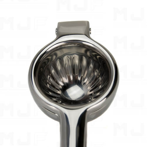 MJFLAIR cocktail bar 304 Stainless Steel fresh lime squeezer -Mirror Silver