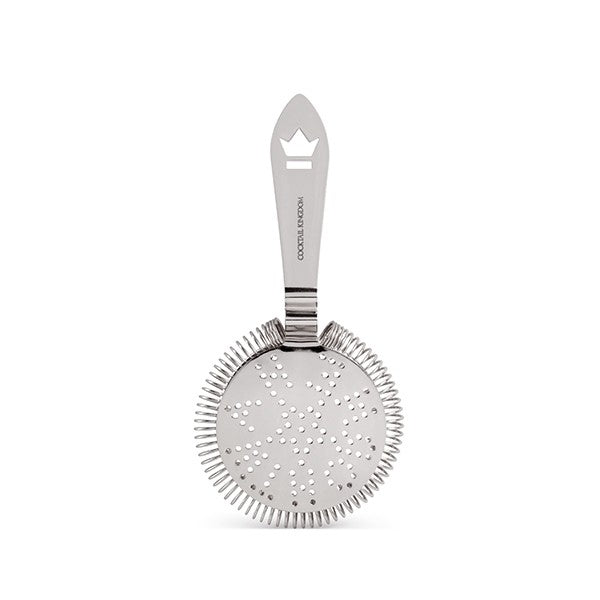 MJFLAIR cocktail kingdom cocktail bar rolling strainer for mixing glass-Small matte silver
