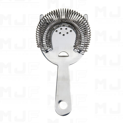 MJFLAIR 304 stainless steel mixing drink bar 2 prongs strainer- Mirror silver