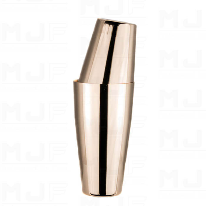 MJFLAIR YUKIWA US Bar non-weighted Cocktail Boston Tin shaker set-Mirror Rose Gold