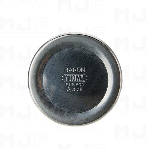 MJFLAIR Japan YUKIWA Baron A size 510ml cocktail bar shaker-Mirror silver / Gold rim